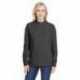 J America JA8428 Ladies Weekend French Terry Mock Neck Crew