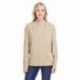 J America JA8428 Ladies Weekend French Terry Mock Neck Crew