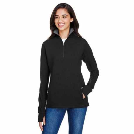 J America JA8433 Ladies Omega Stretch Quarter-Zip