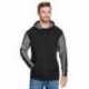 J America JA8435 Adult Omega Stretch Hooded Sweatshirt