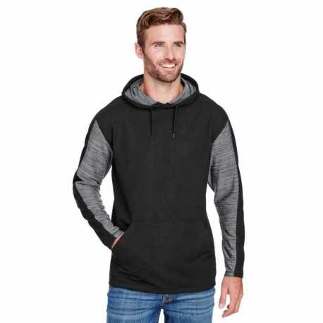 J America JA8435 Adult Omega Stretch Hooded Sweatshirt