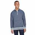 J America JA8703 Adult Peppered Fleece Quarter-Zip