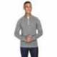 J America JA8869 Adult Triblend Fleece Quarter-Zip