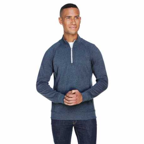 J America JA8869 Adult Triblend Fleece Quarter-Zip