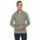 J America JA8869 Adult Triblend Fleece Quarter-Zip