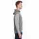 J America JA8877 Adult Triblend Fleece Sleeveless Hooded Sweatshirt