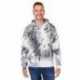 J America 8861JA Adult Tie-Dye Pullover Hooded Sweatshirt