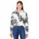 J America 8853JA Ladies Triblend Cropped Hooded Sweatshirt