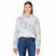 J America 8853JA Ladies Triblend Cropped Hooded Sweatshirt