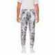 J America 8884JA Adult Tie Dye Fleece Jogger