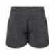 J America 8856JA Ladies Triblend Fleece Short