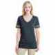 Jerzees 602WVR Ladies TRI-BLEND Varsity V-Neck T-Shirt