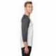 Jerzees 560RR Unisex Three-Quarter Sleeve Raglan T-Shirt