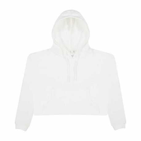 Just Hoods By AWDis JHA016 Ladies Girlie Cropped Hooded Fleece with Pocket