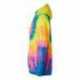 Dyenomite 854MS Multi-Color Spiral Tie-Dyed Hooded Sweatshirt