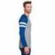 LAT 6934 Men's Gameday Mash-Up Long Sleeve Fine Jersey T-Shirt