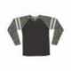 LAT 6934 Men's Gameday Mash-Up Long Sleeve Fine Jersey T-Shirt