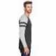 LAT 6934 Men's Gameday Mash-Up Long Sleeve Fine Jersey T-Shirt