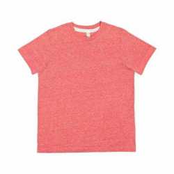 LAT 6191 Youth Harborside Melange Jersey T-Shirt