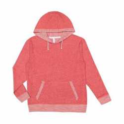 LAT 6779 Adult Harborside Melange French Terry Hooded Sweatshirt