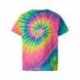 Dyenomite 20BMS Youth Multi-Color Spiral Tie-Dyed T-Shirt