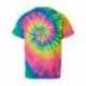 Dyenomite 20BMS Youth Multi-Color Spiral Tie-Dyed T-Shirt