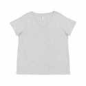 LAT 3817 Ladies Curvy V-Neck Fine Jersey T-Shirt