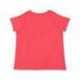 LAT 3817 Ladies Curvy V-Neck Fine Jersey T-Shirt