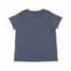 LAT 3817 Ladies Curvy V-Neck Fine Jersey T-Shirt