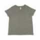 LAT 3817 Ladies Curvy V-Neck Fine Jersey T-Shirt