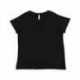 LAT 3817 Ladies Curvy V-Neck Fine Jersey T-Shirt