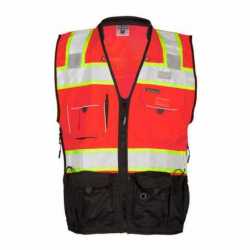 Kishigo S5002-5003 Premium Black Series Surveyors Vest