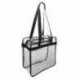 OAD OAD5005 Clear Tote with Zippered Top