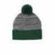 Sport-Tek STC41 Heather Pom Pom Beanie