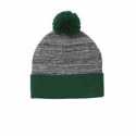 Sport-Tek STC41 Heather Pom Pom Beanie