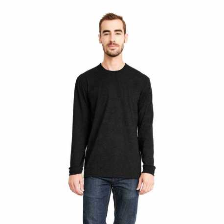 Next Level Apparel 6411 Unisex Sueded Long-Sleeve Crew