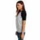 Next Level Apparel N3650 Unisex Raglan Short-Sleeve T-Shirt