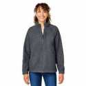 North End NE713W Ladies Aura Sweater Fleece Quarter-Zip