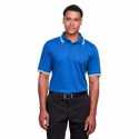 Devon & Jones DG20C CrownLux Performance Men's Plaited Tipped Polo