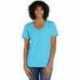 ComfortWash by Hanes GDH125 Ladies V-Neck T-Shirt