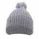 Pacific Headwear 643K Cable Knit Pom-Pom Beanie