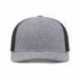 Pacific Headwear 210C Melange Heather Low-Profile Trucker