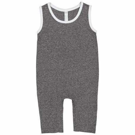 Rabbit Skins 4492 Infant Harborside Melange Tank Romper