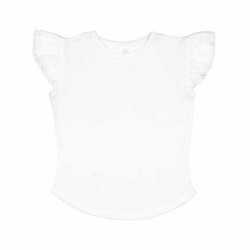 Rabbit Skins 3339 Toddler Flutter Sleeve T-Shirt