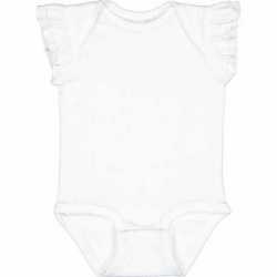 Rabbit Skins 4439 Infant Flutter Sleeve Bodysuit