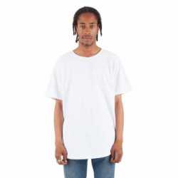 Shaka Wear SHCLT Adult Curved Hem Long T-Shirt