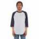 Shaka Wear SHRAG Adult Three-Quarter Sleeve Raglan T-Shirt