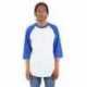 Shaka Wear SHRAG Adult Three-Quarter Sleeve Raglan T-Shirt