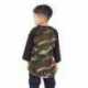 Shaka Wear SHRAGCY Youth Three-Quarter Sleeve Camo Raglan T-Shirt