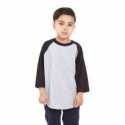 Shaka Wear SHRAGY Youth Three-Quarter Sleeve Raglan